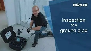 Inspection of a ground pipe