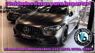 ¿Quieres importar un Mercedes Benz AMG de Alemania? Unidades disponibles!