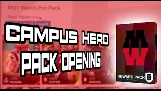 CAMPUS HERO ELITE PACK OPENING!!! | MUTWATCH EP 7