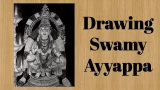 Swamy Ayyappa Sketch | Ayyappa Swamy Drawing |  Timelapse Video | The Naveen Gunaga