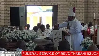 BISHOP NDWANDWE @ REVD THABANI NZUZA FUNERAL SERVICE NONGOMA