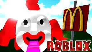ESCAPING MCDONALDS!!! | Let's Play Roblox Online Game Gameplay For Kids