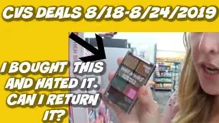 Can You Return Used Makeup To CVS | Best CVS Deals (8/18-8/24/2019)