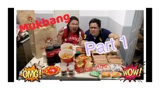 Jollibee Mukbang | Part 1 | Collaboration with Christine Smiles |ASMR