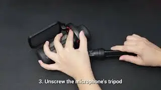 Конденсаторный USB-микрофон TC310 &mdash; Инструкция по установке штатива.
