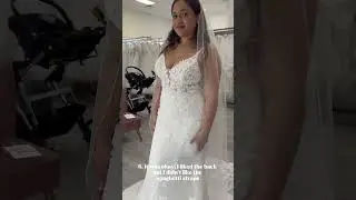 I loved this whole process 👰🏻&zwj;♀️🥺#wedding #weddingdress #weddingvideo #vestidodeboda #boda