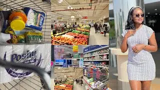 HUGE GROCERY HAUL//MONTHLY GROCERY SHOPPING FOR 1/WHAT 15K GETS YOU At CARREFOUR/MOVING VLOG/MS WIT