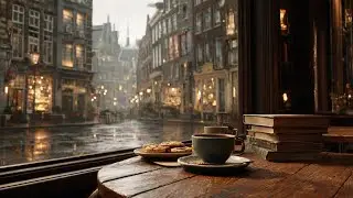 This Rainy Caf&eacute; Jazz Will Calm Your Mind in Minutes ☕ Slow Jazz for Anxiety, Focus & Sleep