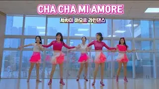 || Cha cha Mi Amore Line Dance || 차차 미 아모르 라인댄스 || 신나는 초급 차차 || 송도 라인댄스 ||
