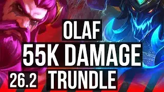 OLAF vs TRUNDLE (TOP) | 55K damage | EUW Master | 26.2