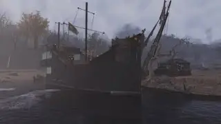 Fallout 76: Mary Celeste ghost ship camp