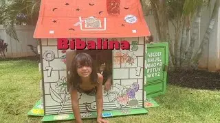 Bibalina Coloring Cardboard Playhouse