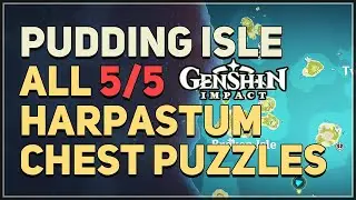 All Pudding Isle Harpastum Chest Puzzles Genshin Impact
