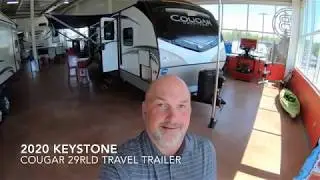 2020 Keystone Cougar 29RLD Rear Living Room Travel Trailer
