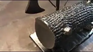 Welding Project - Welded Log and Axe