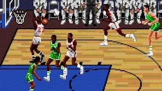 Michael Jordan in Lakers vs Celtics on the Genesis