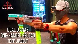 Комплектация бластеров Diana Nerf от AaronPlinks для двуручного перезаряжаемого оружия