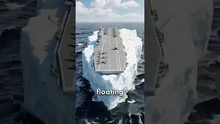 Авианосец, сделанный изо льда ❄️
