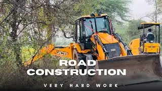 JCB 5cx fully loading sand HMT tractor | Government Road Work | @MrDevCreators