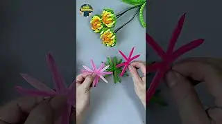 🌿 Artistic Velvet Wire Thistle 💜 | Elegant & Easy Handmade Creation ✨ #diy #hoahandmade #flowers