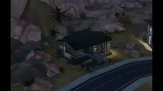 Base Game Modern Starter: Simple Base Game Desert Home | Sims 4