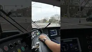 Life of a Tram Driver 🚊🇳🇱 #pov #cabview #netherlands #tram #driver #timelapse
