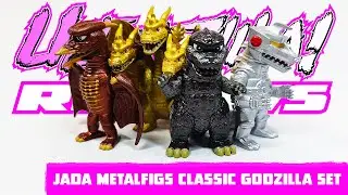 JADA TOYS METAL FIGS CLASSIC GODZILLA SET | Review 2614