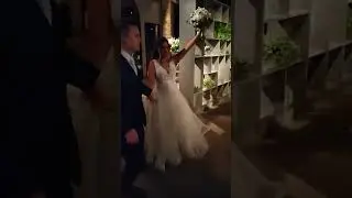 IMPONENTE ENTRADA DE LOS NOVIOS A NiVEL DE M&Uacute;SICA 😱😱💍✅️ #entrance #wedding #weddingday