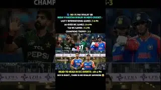 IND vs PAK Rivalry OVER? 😳 | Stats Speak 🇮🇳🔥 ✅ #youtubeshorts #indvspak #cricket #shorts #asiacup
