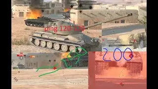 WoT Blitz ping 120-300 M-III-Yoh мастер. что?