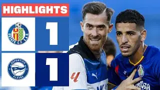 GETAFE CF 1 - 1 DEPORTIVO ALAV&Eacute;S | RESUMEN LALIGA EA SPORTS