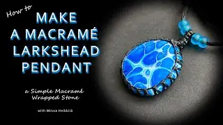 How to Make a Super Easy & Fast Macram&eacute; Pendant Wrap