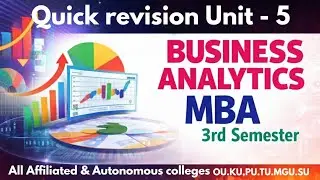 Модуль 5 по бизнес-аналитике, 3-й семестр MBA | Полное объяснение и краткий обзор | Экзамены в ян...