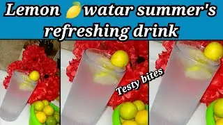 Lemonade|Lemo pani|lemon mojito drink|lemon watar Summers drink recipe|لیموں کی سکنجبین