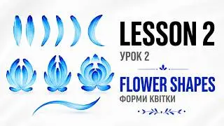 One Stroke Floral Ornaments: Petrykivka Folk Art Painting Tutorial Lesson 2