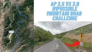 Autopilot 2.5 vs 3.0 on Impossible Winding Mountain Road Challenge - Software 2020.24.6.9