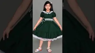 simple baby girl frock with lace dress design#fashion #latest #youtubeshorts #viralvideo #