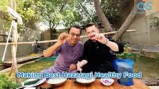 Making Best Hazaragi Healthy Food for My Friend | Corn Flour bread with yogurt