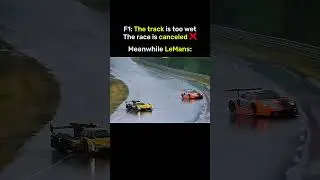 LeMans is different on wet tracks 💀