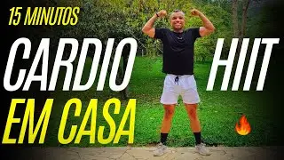 Cardio HIIT 15 Minutos em Casa | Queime Gordura Rápido e Acelere Seu Metabolismo I Projeto Verão