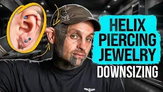 Downsizing Helix Piercing Jewelry | UrbanBodyJewelry.com