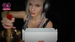 ASMR meditation Singing bowl and brushing sounds , no talking