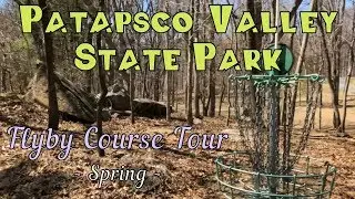 Disc Golf Course Flyby Tour - Patapsco Valley State Park