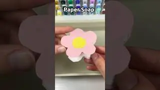 🧼Cute DIY Paper Soap?! 🫧 #papersoap #papercraft #cutecrafts #minicraft #diy #crafts #artandcraft