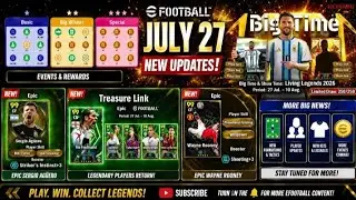 🔥NEW UPDATE 27 JULY TREASURE LINK EFOOTBALL #efootball #koller #treasurelink #updatepes