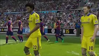 FIFA 15 - FC Barcelona vs Chelsea Gameplay [HD]