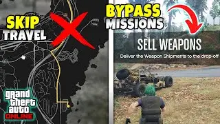 GTA 5 Online How to Skip Travel in Bunker Resupply/Sell Missions (How to Teleport During Missions)