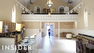 Church Was Remodeled Into An Airbnb