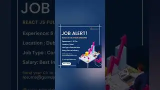 Full stack developer job #dubai #developerjobs  #youtubeshorts