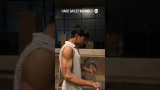 Hard Baicep workout 💀 #motivation #trending #shortsfeed #desihomegym